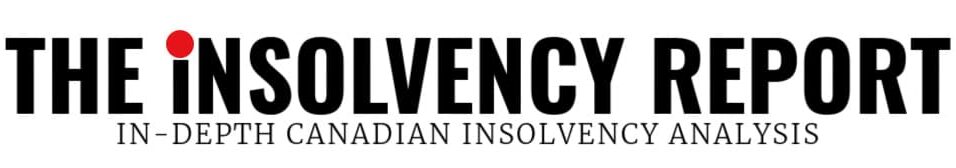 The logo for The Insolvency Report Canada written by a Licensed Insolvency Trustee LIT