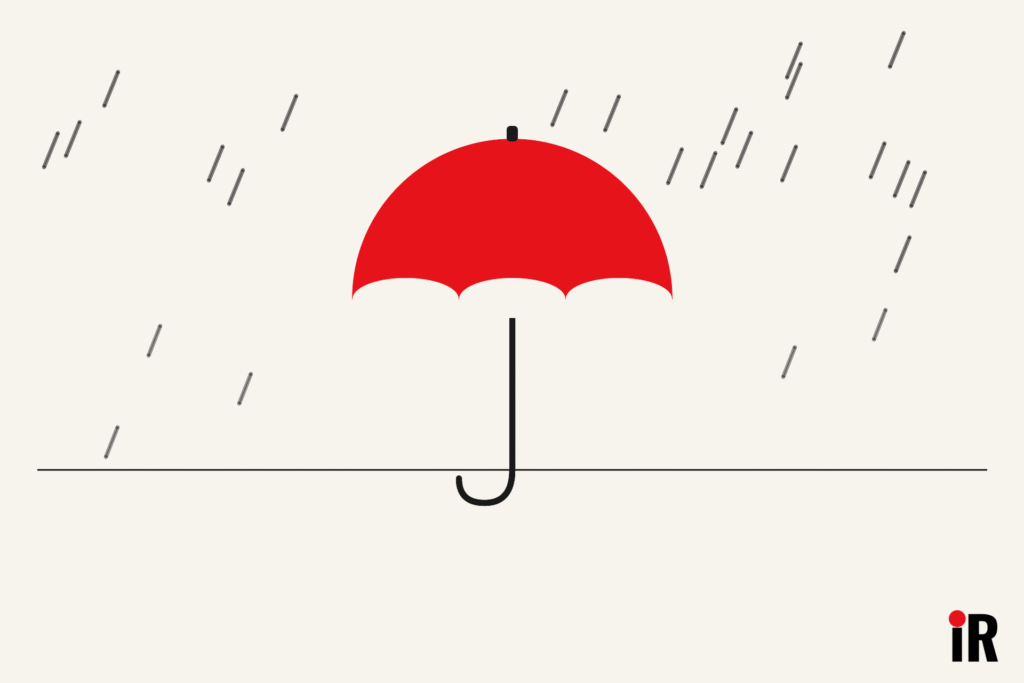 Red umbrella to weather the storm of debt
